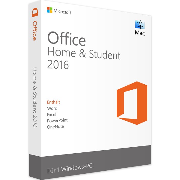 Microsoft Office 2016 Hogar y Estudiantes | para Mac